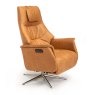 Hjort Knudsen Julian Electric Reclining Medium Armchair Soleda Leather 