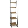 Khan Narrow Bookcase Rustic Oak