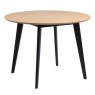 Roxby 4 Person Round Dining Table Oak