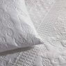 Serene Avery Stripe Reversible Double Duvet Cover Set White
