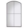 Gallery Frida Rectangular Wall Mirror Black 