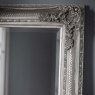 Gallery Abbey Rectangular Leaner/Floor Standing Mirror Silver Close Up