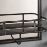 Gallery Milton Rectangular Wall Mirror Black Detail