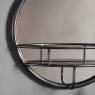 Gallery Milton Round Wall Mirror Black Detail