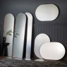 Gallery Hurston Elipse Wall Mirror Black Lifestyle