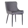 Vancouver Dining Chair Faux Leather Grey