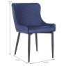 Vancouver Dining Chair Velvet Navy Dimensions