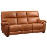 Girona 3 Seater Sofa Leather Tan