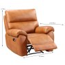 Girona Electric Reclining Armchair Leather Tan - Measurements