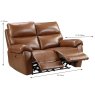Girona Electric Reclining 2 Seater Sofa Leather Saddle - Measurements