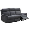 Austin Electric Reclining 3 Seater Sofa Fabric Grey