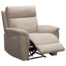 Austin Electric Reclining Armchair Fabric Natural