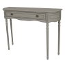 Heritage 1 Drawer Large Console Table Grey