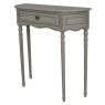 Heritage 1 Drawer Small Console Table Grey