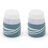 Paul Maloney Pottery Salt & Pepper Teal 