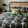 Scion Going Lohko Reversible Double Duvet Cover Set Juniper & Liquorice Close Up