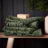 Morris & Co St James Hand Towel Green Lifestyle