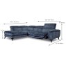 Puccini Electric Reclining 4 + Corner Sofa With Chaise Arm RHF Fabric Category 20 Dimensions