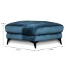 Puccini Footstool Fabric Category 20 Dimensions