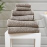 Deyongs Romeo Face Cloth Taupe (Pack of 4) Lifestyle