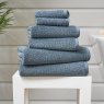 Deyongs Romeo Bath Towel Denim (Pack of 4) Lifestyle