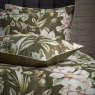 Edinburgh Weavers Lavish Floral Reversible Super King Duvet Cover Set Moss Pillow Case