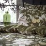 Edinburgh Weavers Lavish Floral Reversible King Duvet Cover Set Moss Close Up