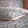 Edinburgh Weavers Malory Traditional Floral Reversible Super King Duvet Cover Set Navy Pillow Case