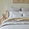 Christy's Lerwick Stripe Double Duvet Cover Set Stone Close Up
