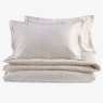 Christy's Daisy Meadow Reversible King Duvet Cover Set Hazelnut Stack