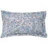 Helena Springfield Kemble Reversible Double Duvet Cover Set Blue & Natural Pillow Case