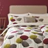 Sanderson Dandelion Clocks Super King Duvet Cover Set Blackcurrant Close Up