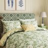 Sanderson Summer Peony Reversible King Duvet Cover Set Light Green Close Up