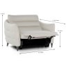 Calia Italia Murgia Electric Reclining Snuggler Leather Category 15 Dimensions