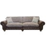 Alexander & James Wilson 4 Seater Sofa Standard Back Leather Category B Satchel