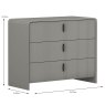 Cavelli 3 Drawer Chest Of Drawers Grey DImensions