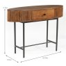 Pheonix 1 Drawer Console Table Walnut Dimensions