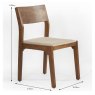 Pheonix Dining Chair Walnut Dimensions