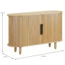 Vincent 2 Door Small Sideboard Oak Dimensions