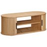 Vincent 2 Door Storage Coffee Table Oak Open