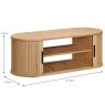 Vincent 2 Door Storage Coffee Table Oak Dimensions