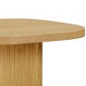 Vincent Side/Lamp Table Oak Close Up