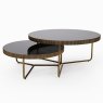 Franklin Coffee Table (Set of 2) Gold & Black