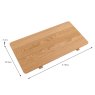 Allie Leaf Extensions (Set Of 2) Oak Dimensions