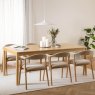 Allie 6-8 Person Dining Table Oak Lifestyle