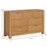 Ellie 3 + 4 Drawer Chest Of Drawers Oak Dimensions
