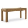 Ellie 2 Person Dining Bench Oak