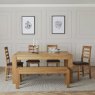 Ellie 2 Person Dining Bench Oak Lifestyle