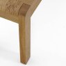 Ellie 2 Person Dining Bench Oak Close Up