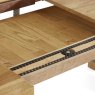 Ellie 4-6 Person Extending Dining Table Oak Close Up